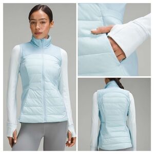 NWT Lululemon Down for It All Insulated Vest Sea Frost Blue SAFS Size 12